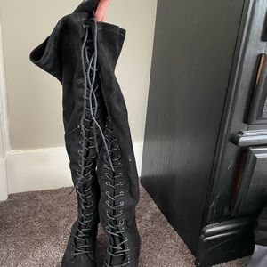 Knee high boots